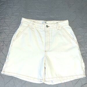 Cotton On White Jean Shorts